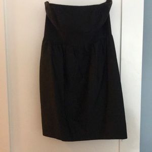 Shoshanna strapless black dress